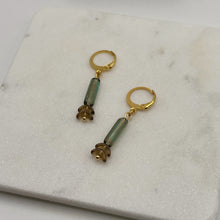 Load image into Gallery viewer, Angel Wings Glass Huggie Earrings
