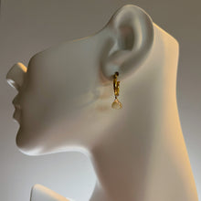 Load image into Gallery viewer, Citrine II Huggie Earrings
